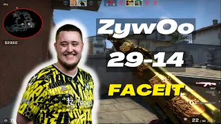 ZywOo (29-14) Inferno POV w/apEX/Spinx/flameZ/shushan | FACEIT Ranked | July 17, 2023