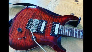 Upgraded PRS SE Custom 24 with Seymour Duncan JB (Trembucker) and 59 - Tone Test