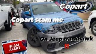 Bought Jeep Trackhawk Copart Scam me ‼️