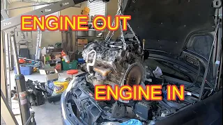 Mercedes CLK350 W209 M272 Engine Out Engine In. Autopsy - What Is the Damage to the Original Engine?