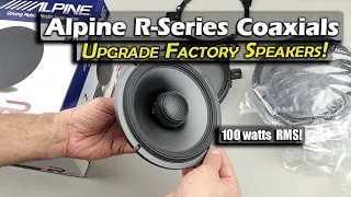 Alpine R S65 2 Coaxial Speaker Unboxing and Review