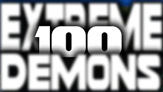 (100 Extreme Demons) Hard Levels Compilation #3