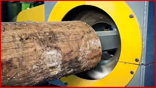 Incredible Wood Processing Machines and Biggest Wood Cutting in  Factory