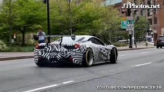 Daily Driven Exotics Ferrari 458 MASSIVE drift, burnout, and flames