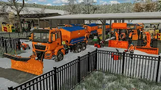 Entreprise de déneigement à 4.000.000€ pleine de camions chasse neige et tracteurs communaux | FS 22