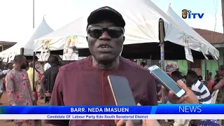 Political Campaign Of Edo South Senatorial Candidate Labour Party Barr. Neda Imasuen Gets A boost