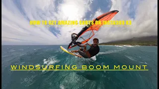 Get Amazing Shots on your Insta360 X3 - windsurfing Boom Mount  | Ricardo Campello