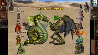 Heroes 3 COMBAT One year growth Cove vs Crypt