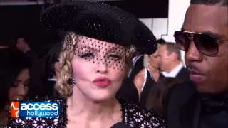 Madonna compliments Taylor Swift for writing catchy pop songs. Watch Taylor react