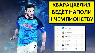 Кварацхелия и "Наполи" идут к чемпионству в Италии!