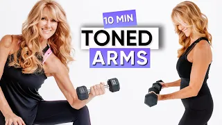 10-Minute ARM Workout With Dumbbell Weights Women Over 50 💪