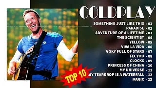 Coldplay Greatest Hits Full Album 2023 || Coldplay Best Songs Playlist 2023 - Top 10 Best Songs