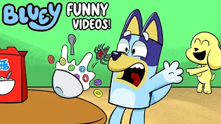 BLUEY Gets SCARED!? - Funniest Shorts Videos