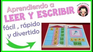 #2 MATERIAL DIDÁCTICO PARA LECTOESCRITURA/COMO ENSEÑAR A LEER Y ESCRIBIR RÁPIDO Y FÁCIL