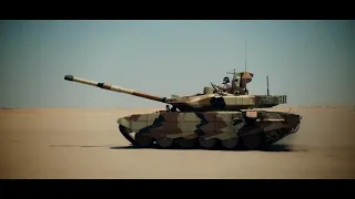 Испытания танка Т-90 МС в пустыне Кувейта/Tests of the T-90 MS tank