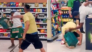 Karen Gets KNOCKED OUT After Assaulting the WRONG GUY!