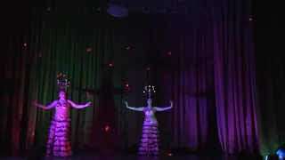 Танец Живота с канделябрами. Школа танцев "Экспромт" в программе Романа Чернышевицкого