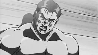 I Sped Up Baki The Grappler’s 33rd Episode In Black And White Down To About 2 Minutes