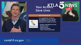 Gov. Gavin Newsom addresses California's response to COVID-19 as coronavirus cases soar across state