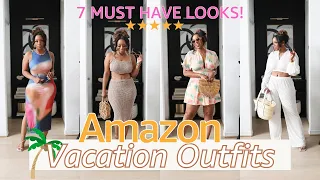 Amazon MUST HAVE Summer Vacation Outfits & Accessories | Vacation Haul | #amazonfashion #vacaymode