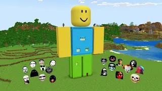 Survival Noob Roblox With 100 Nextbots in Minecraft - Gameplay - Coffin Meme