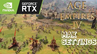 Age Of Empires 4 Max Settings Gameplay | NVIDIA RTX 3060 Ti