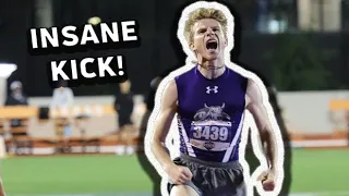 What Happened?! Huge Kick Out Of NOWHERE In Final Meters Of Texas UIL State 2A Boys 1,600m