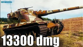 13300 dmg за бой на AMX 50B 🌟 WORLD OF TANKS рекорд по урону