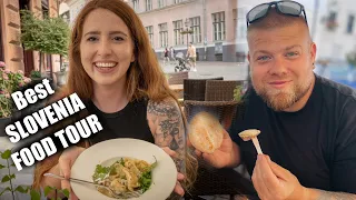 BEST SLOVENIAN FOOD TOUR🇸🇮 || Ljubljana || Our first professional food tour || Episode 48