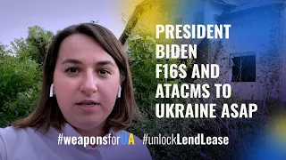 Maria Barabash to POTUS: President Biden, please give F16s and ATACMS to Ukraine ASAP