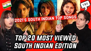 Latinos react to Top 20 Most Viewed South Indian Songs on Youtube *2021*