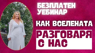 КАК ВСЕЛЕНАТА РАЗГОВАРЯ С НАС