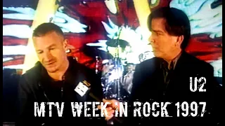 U2 INTERVIEW POPMART TOUR MTV WEEK IN ROCK with KURT LODER