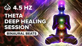 Deep Theta Healing Session [Listen it for 3 Minutes] - Super Whole Body Healing, Binaural Beats