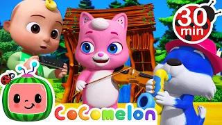 JJ & the 3 Little Friends | CoComelon JJ's Animal Time | Animal Songs for Kids