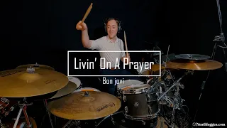 Livin' On A Prayer - Bon Jovi - Drum Cover | Yentl Doggen Drums