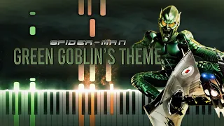 Green Goblin's Theme - Spider-Man 2002 (Synthesia Piano Cover)+SHEETS