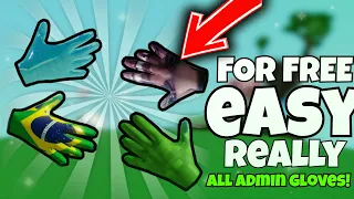 HOW to get ALL admin gloves! | Slap Battles Roblox!