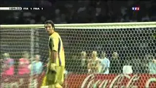 Coup de boule de Zidane sur Italie-France Finale de la coupe du Monde 2006