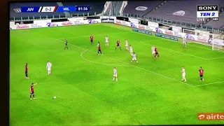 A C Milan vs Juventus Tomori Superman goal