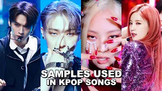 samples used in random kpop songs