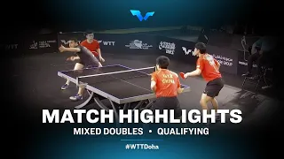 Amin Ahmadian/Amir Hossein Hodaei vs Xu Yingbin/Cao Wei | MD | WTT Contender Doha 2022 (Qual)