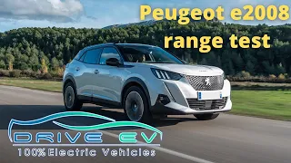 Peugeot e2008 Range test