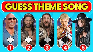 If You're a True WWE Fan Then Guess the Wrestlers From Their Theme Songs 🎶✅🔊