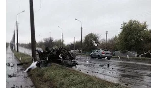 Последствия обстрела КПП "Еленовка" в ДНР