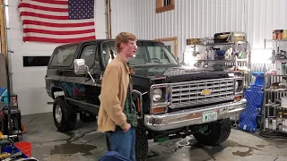 Richard FINALLY gets to see his K5 Blazer