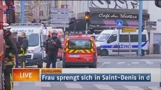 Anti-Terror-Einsatz in Paris: Frau sprengt sich in Saint-Denis in die Luft