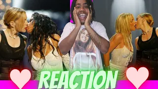 "Like A Virgin/Hollywood"  Madonna, Britney Spears, Christina Aguilera (MTV 2003) **REACTION**