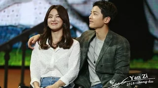 [Full]160617 송중기 송혜교 청두팬미팅 Song Hye Kyo Song Joong Ki Chengdu Fan Meeting Song Song Couple 宋仲基宋慧乔