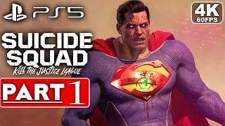 SUICIDE SQUAD KILL THE JUSTICE LEAGUE Gameplay Walkthrough Part 1 [4K 60FPS] - No Commentary